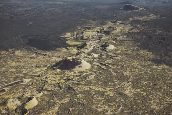 Airplane Sightseeing flight over Laki craters and highland 5