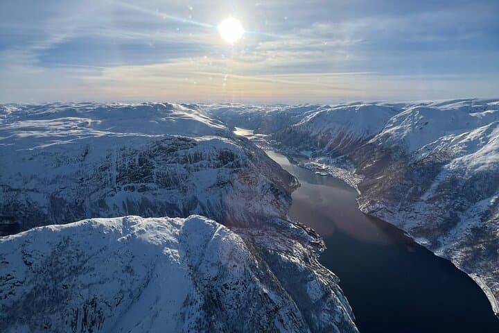 Helicopter Over Trolltunga and Waterfall Sightseeing from Bergen 4