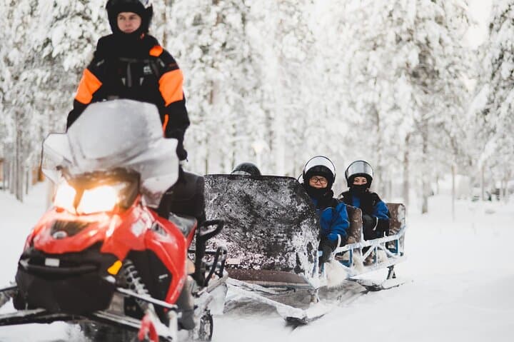 2 Hours Snowmobile Safari to the Levi Nature 3