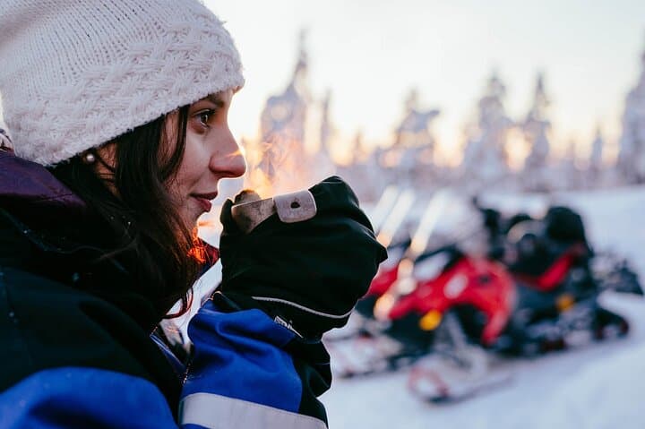 2 Hours Snowmobile Safari to the Levi Nature 2