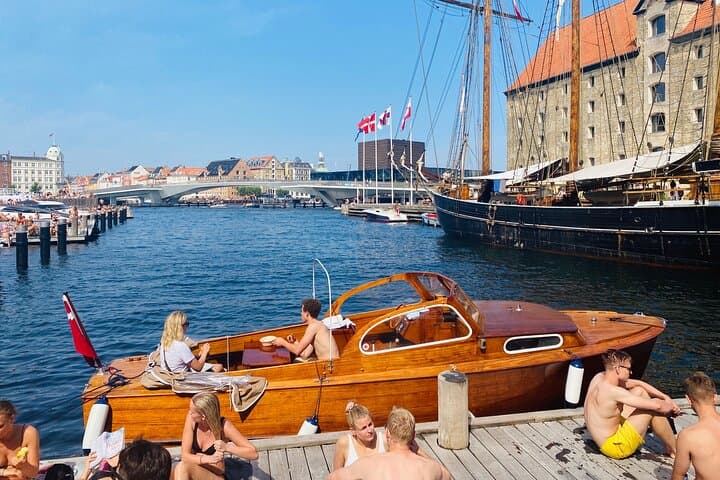Private Copenhagen Boat cruise in Scandinavian mahogany boat 4