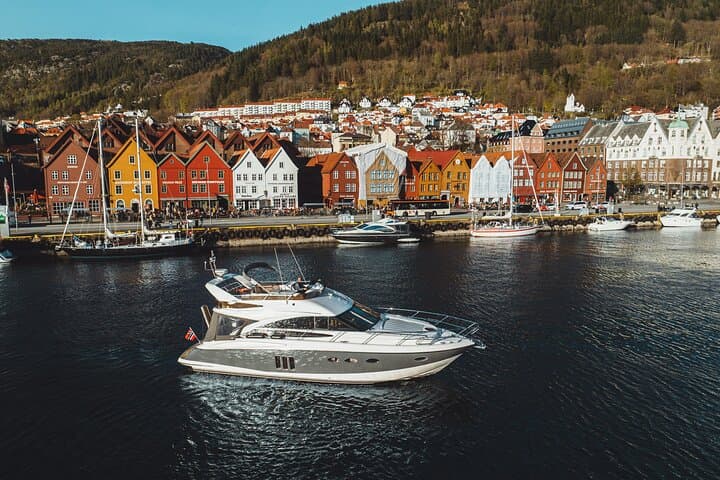 Evening private cruise in Bergen, possibility for a swim