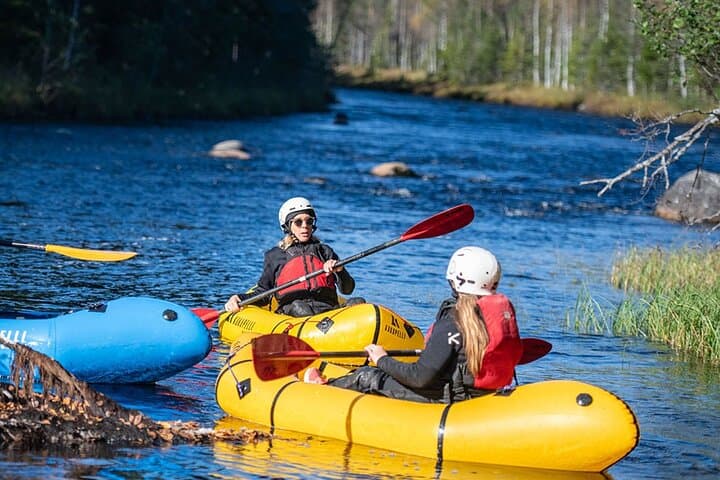 Family Packraft tour in Sälen